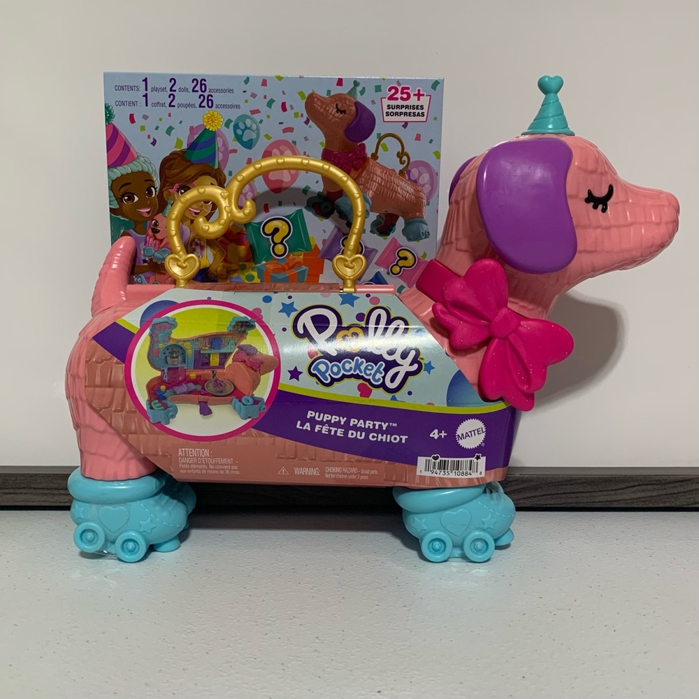 Polly Pocket™ 2-in-1 Puppy Party™ Playset-New
